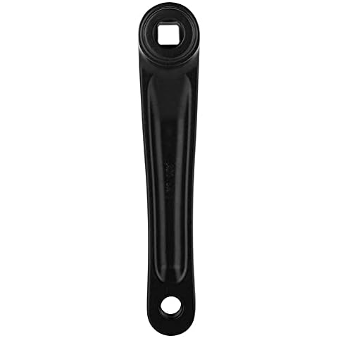 Biela de Bicicleta Alomejor Aleación de Aluminio 170mm Negro Cover