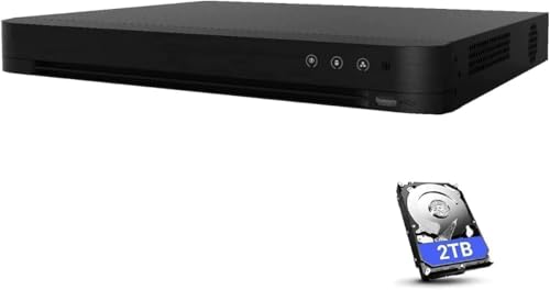 iDS-7216HQHI-M2/S 2TB Hard Drive Included, 16 Channel 2MP 1080P Turbo HD DVR, 4K...