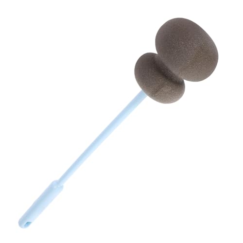 DECORNIJIA Cepillo Limpiador de Botellas y Tazas Esponja Suave Mango Largo Azul Claro para Limpieza Profunda Diaria Accesorio Reutilizable para Cocina y Biberones