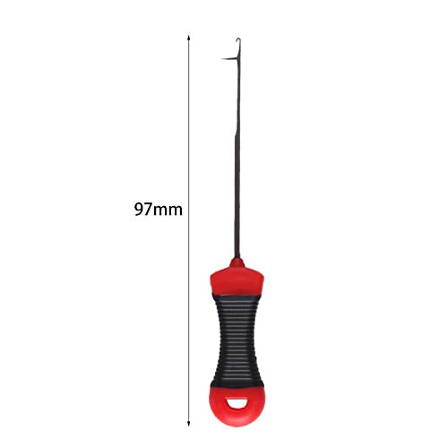 Generic Conjunto de ferramentas para pesca com agulha de isca em aço inoxidável resistente, estilo D