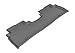 3D MAXpider Second Row Custom Fit All-Weather Floor Mat for Select Kia Sorento Models - Kagu Rubber (Gray)