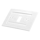 CAMGJORT F61-2663 Wall Plate for Sen si Wi-Fi Programmable Thermostat,Hand Control, White (1)