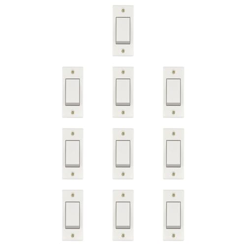 Image of Anchor by Panasonic Penta Cherry 6A, 1Way Switch, 100W SBL Load, IP20, White (38194-10)