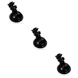 Generic 行车记录仪用吸盤マウントホルダー 3個セット 回転式設計 車載カメラ対応、吸着力で安定固定 ダッシュボード取り付け可能 車内での使用に