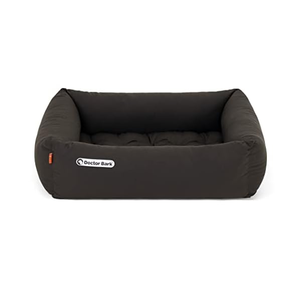 Doctor Bark - orthopädisches Hundebett, waschbar bis 95°C, geruchsfrei & hygienisch, kuscheliger Hundekorb, Baumwoll-Mischgewebe