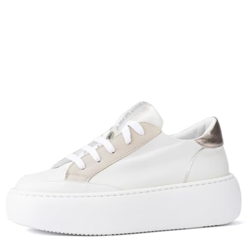 ANDIA FORA Izar Jazzy Bianco Dreamer Sneaker Donna Donna Blanco White White 38 EU