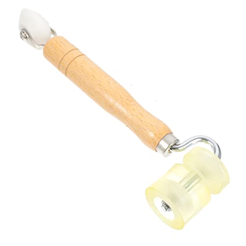 jojofuny Seam Roller Wooden Handle Pressure Roller for Wallpaper Construction Tool Easy Seam Rolling
