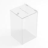 Urna da banco in plexiglass trasparente