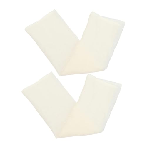 Alipis 2 Piezas Tela De Queso Estopilla Reutilizable Paños De Queso Para Colar Reutilizables Suministros Para Hacer Queso Colador De Tela Paño Para Colar Gasa Fina Beige Hilo De Algodón