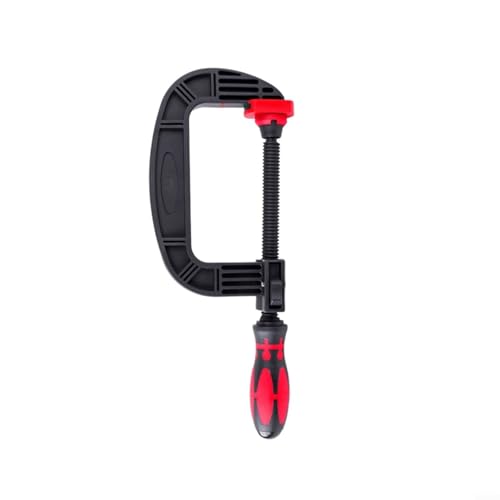 FACAIIO 2/3/4 Inch C-Clamp For Woodworking Strong Clamping Force Plastic Rubber G Clamp(2inch)