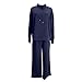 Women Sweatsuits 2 Piece Set Oversized Sweatshirt Lounge Sets Baggy Sweatpants Fall Fashion Outfits with Pockets 2025 Fashion Navy
