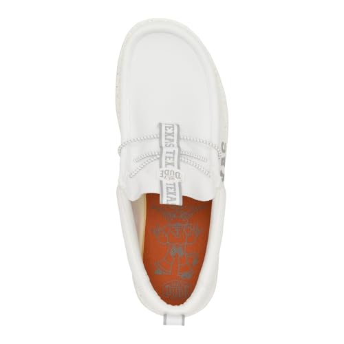 HEYDUDE Wally Collegiate Whites, Men’s Shoes, Men's Slip-on Loafers, Comfortable & Light-Weight2