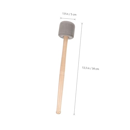 TOYANDONA 2 piezas de baquetas de espuma para bombo, para práctica, conciertos y presentaciones, ideal para entusiastas de la música miniatura 2