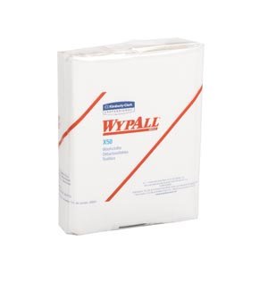 WypAll GeneralClean X50 Cloths Cleaning Wipes (35025), Quarterfold, Strong Towels for Extended Use, White (32 Packs of 26 Sheets, 832 Sheet Total)