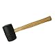 Silverline HA72 Gummihammer, schwarz 454 g