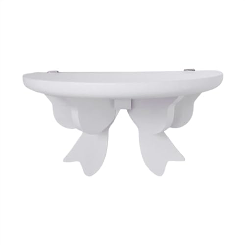 Support d'étagère murale blanc pour jardinière et rangement fixe