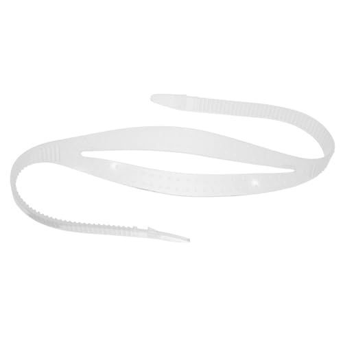 VICASKY Goggle Bungee Strap Flexible Silicone Goggle Band for Swimming Goggles and Comfortable Swim Accessory for Diving and Water Sports Transparent