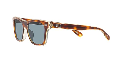 Image of Coach mens Hc8371u Universal Fit Square Sunglasses
