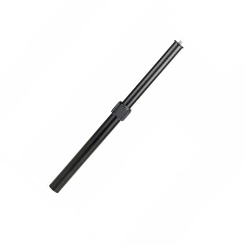 Adjustable Aluminum Alloy Tripod Extension Rod, Central Column Extender for DSLR Camera and Microphone Stand Central Column Extender
