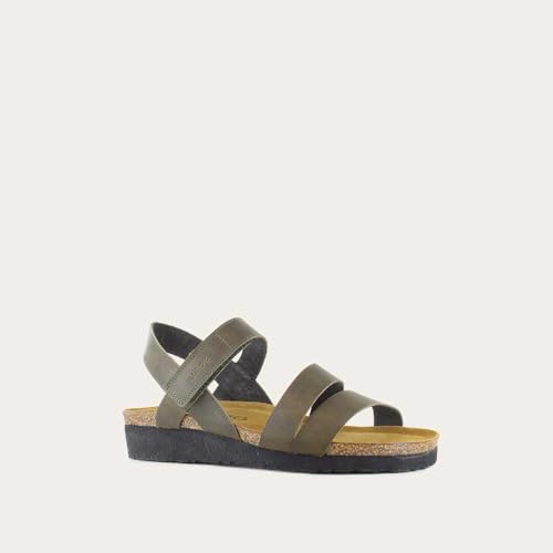 Image of NAOT Kayla Women's Sandals - Supportive 3-Strap Design with Backstrap, Cork & Latex Footbed - Arch Support - Travel-Friendly Comfortable Walking Sandals for All-Day Wear