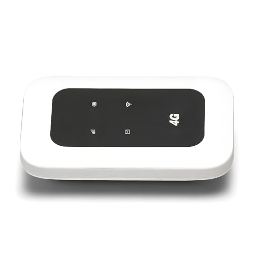 Image of 4G LTE Mobile Hotspot, 150Mbps Portable WiFi Router, 10 User Support, 2100mAh Travel Hotspot for Laptop Car Camping