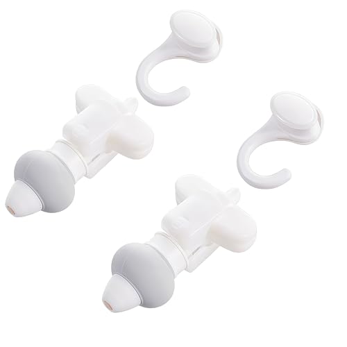 詰め替え 用 逆ポンプ ボトル ディスペンサー つめかえそのまま スタンダードポンプ シャンプーディスペンサー 可能な容器バスリキッド交換ツール 吊り下げ式 ーフック 1個セット (グレー(2枚))