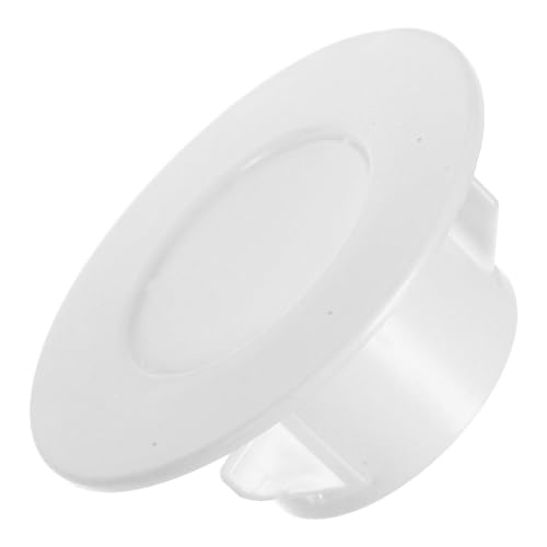 TOGEVAL Abdeckkappe für Wanddurchführung Klimagerät Kunststoff Rohrloch abdeckplatte mit Lüftungsschlitzen Einfache Montage Schutz und Dekoration...