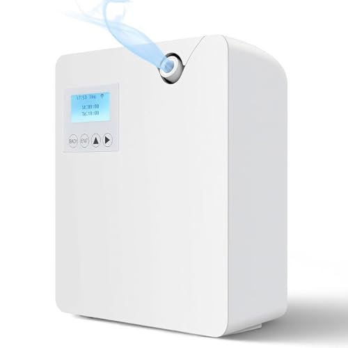 Macchina d'aria profumata intelligente per la casa,Diffusore di oli essenziali senza acqua professionale 300 ml con tecnologia di nebulizzazione, controllo Bluetooth e Wi-FI (bianco)