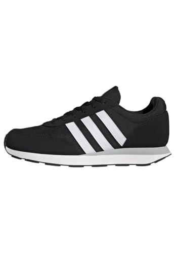 Adidas Herren Run 60s 3.0 Leather Shoes, Core Black/Cloud White/Core White,...