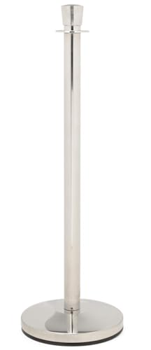 Set of 2, Tulip Top Stanchion Posts with Non-Marking Rubberized Base, 39