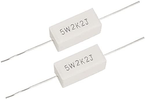 2Pz Resistenze 5W 2,2 K Ohm A Filo 1/6102