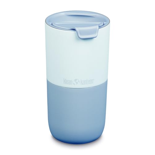 Klean Kanteen Rise Tumbler - Insulated Stainless Steel Tumbler w/Flip Lid, 16 oz, Blue