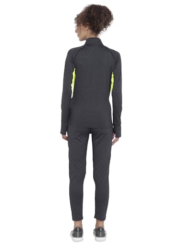 Image of CHKOKKO Women Sports Zipper Running Winter Track Suit Set