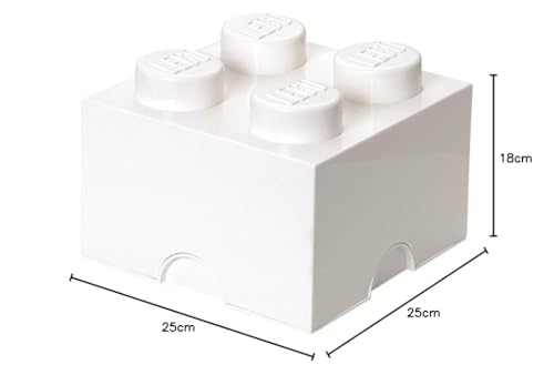 Room Copenhagen-40031735 Storage Brick Brique de Rangement empilable 4, None, 40031735, Blanc, Taille unique