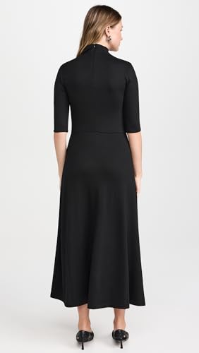 Vince Women's Elbow Sleeve Turtleneck Dress3