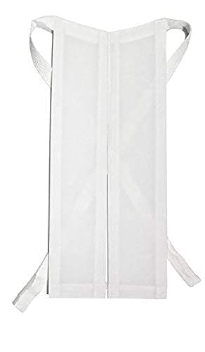 Image of Gwalior Law Firm Advocate Collar Band in White Color Lawyer Neckband Pack of 3 Pcs Cotton Advocate Bands Tied on the Neck for Lawyers