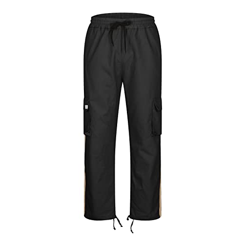 Finelylove Mens Cargo Pants Joggers Casual Athletic Pants Hiking Pants Loose Fit Straight Leg Flex Cargo Sweat Pants3