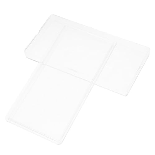 Caja plástica para guardar billetes y estampillas