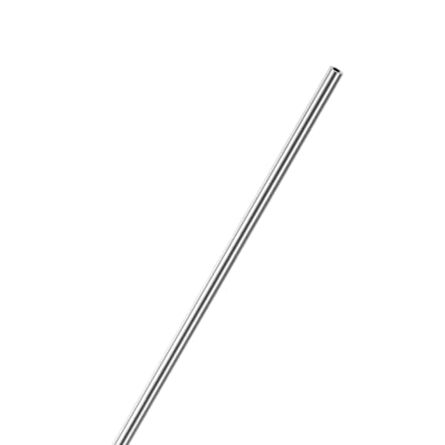 M METERXITY 250mm 304 Stainless Steel Tube, 3mm OD 0.6mm Wall Thickness Seamless Stainless Steel Tubing for Construction/Machining/DIY Crafting, Metal Straight Pipe [0.12x0.02x10IN]