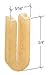 CRL 3/4" Sliding Screen Door Bottom Guide for Daryl Doors - Package