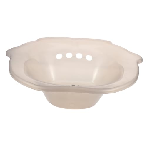 FOMIYES Sitz Bath Portátil para Baño Posparto para Mujeres y Hombres Cuenca Ergonómica de Material Resistente Ligera y Fácil de Limpiar Compatible Mayoría de Inodoros Estándar y