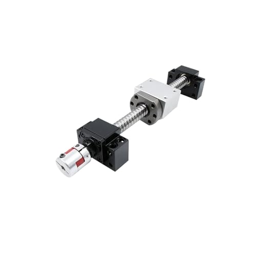 Metal Ball Screw nut Ball Screw Kit SFU1610 C7 Screw End Machined with BKBF12+nut Holder+Coupling for CNC Router(500)