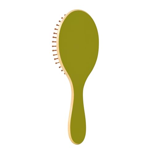 オリーブ木製ヘアブラシ ワイドトゥース&テールコームヘアブラシ 男性用