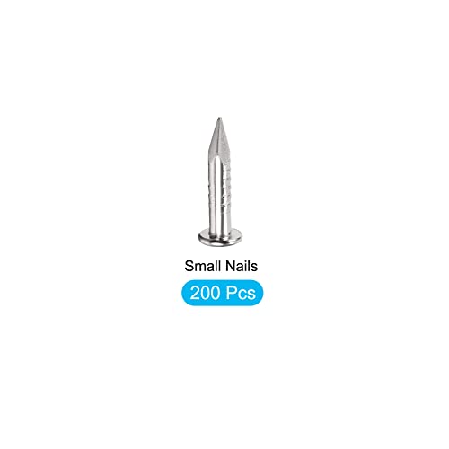 Clavos pequeños METALLIXITY (1.7x9mm) 200 unidades, acero al carbono, tono plateado miniatura 5