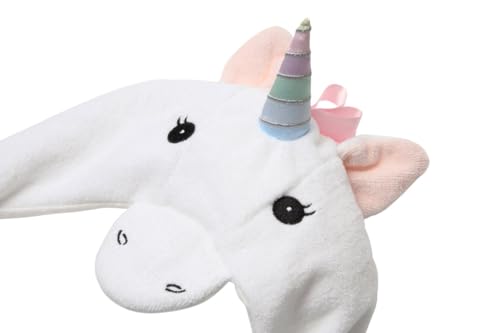 Image of Generic Hooded Bath Towel Unicorn Digo Hooded Towel Baby Bathrobe Baby Gift Boys Girls Towel Bath Celebration Gift Bathrobe Kids Cotton After Bath Towel Newborn, 24 Months, White