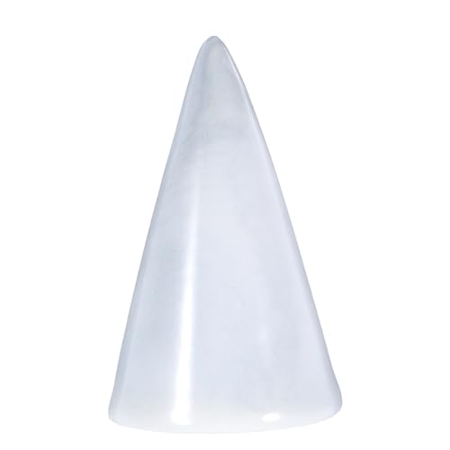 Cabilock Monitor Stand Jewelry Holder Stand Ceramic Cone Ring Holders Modern Marble Ring Tower Ring Display Stand Rack Jewelry Display Holder Decoration (Light Grey) Desktop Stand Desktop Stand