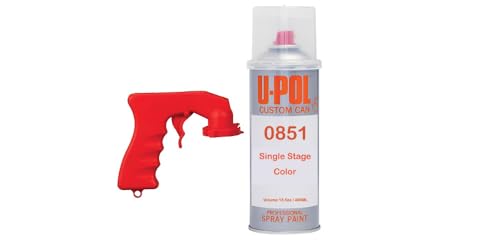 Upol Absolute Match Aerosol Direct Gloss Single Stage Color Touch Up For Toyota (All Models) I20 Azul Colonial Metallic Custom Mixed To Match Inluding EZ Spray Trigger (0851 + 128)