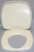 Thetford 36769 Seat & Cover for Aurora / Galaxy / Starlite Toilets, Parchment