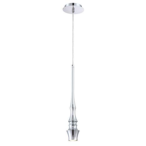 Eurofase 28405-017 Sano Hand Polished Artisan Metal Mini Pendant Light, 1-Light 50 Watt, 19