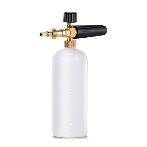 Snow Foam Lance Foam Cannon Bottle for Bosch 110/120/125 Aquatak Black & Decker AR Blue Clean Pressure Washer Gun(Partial Models), Bosch Pressure Washer Accessories